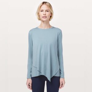 Lululemon sweetest day asymmetrical long sleeve 🩵